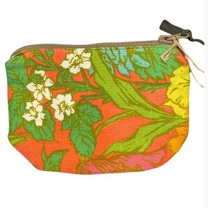 Hand Crafted Handmade Artisan Floral Canvas Clutch Bag